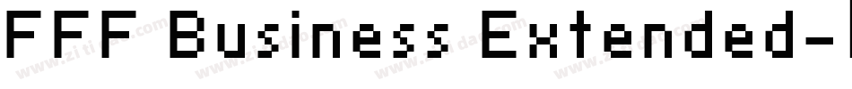 FFF Business Extended字体转换